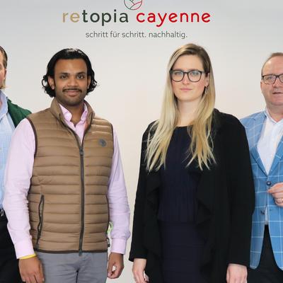 Team von cayenne und retopia