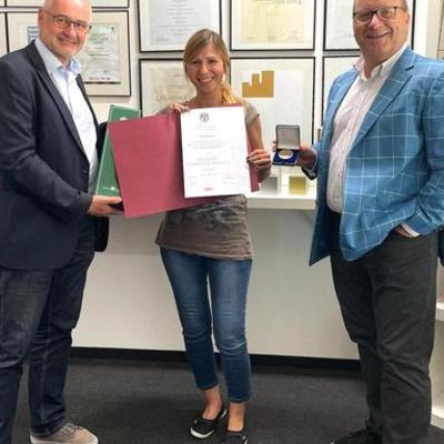 Petra Menzel mit cayenne Geschäftsführung